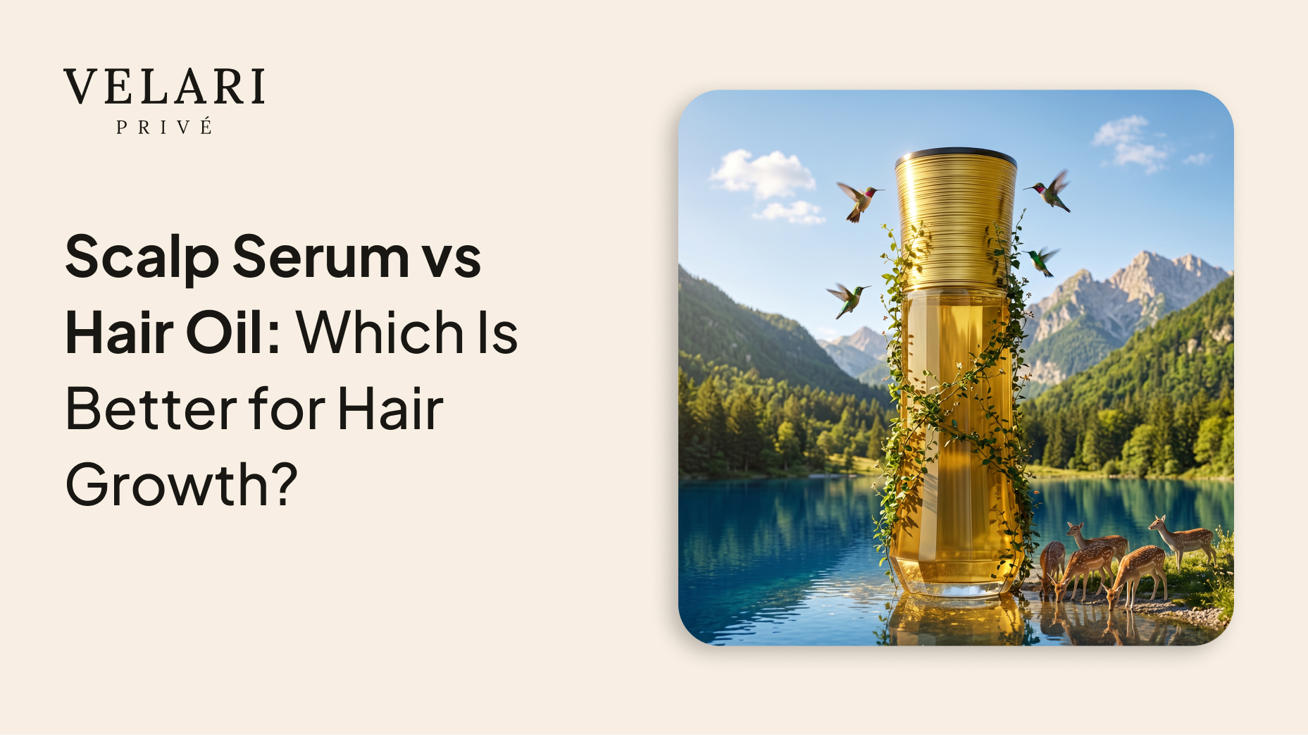 Scalp Serum vs Hair Oil: Which Is Better for Hair Growth?